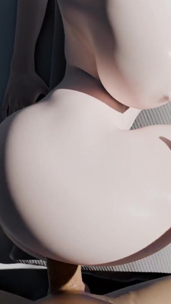 Zero-g Deepthroat & Anal on Orbital Station Japanese Echo Takes Hard Assfuck in Space Before Back Cumshot
